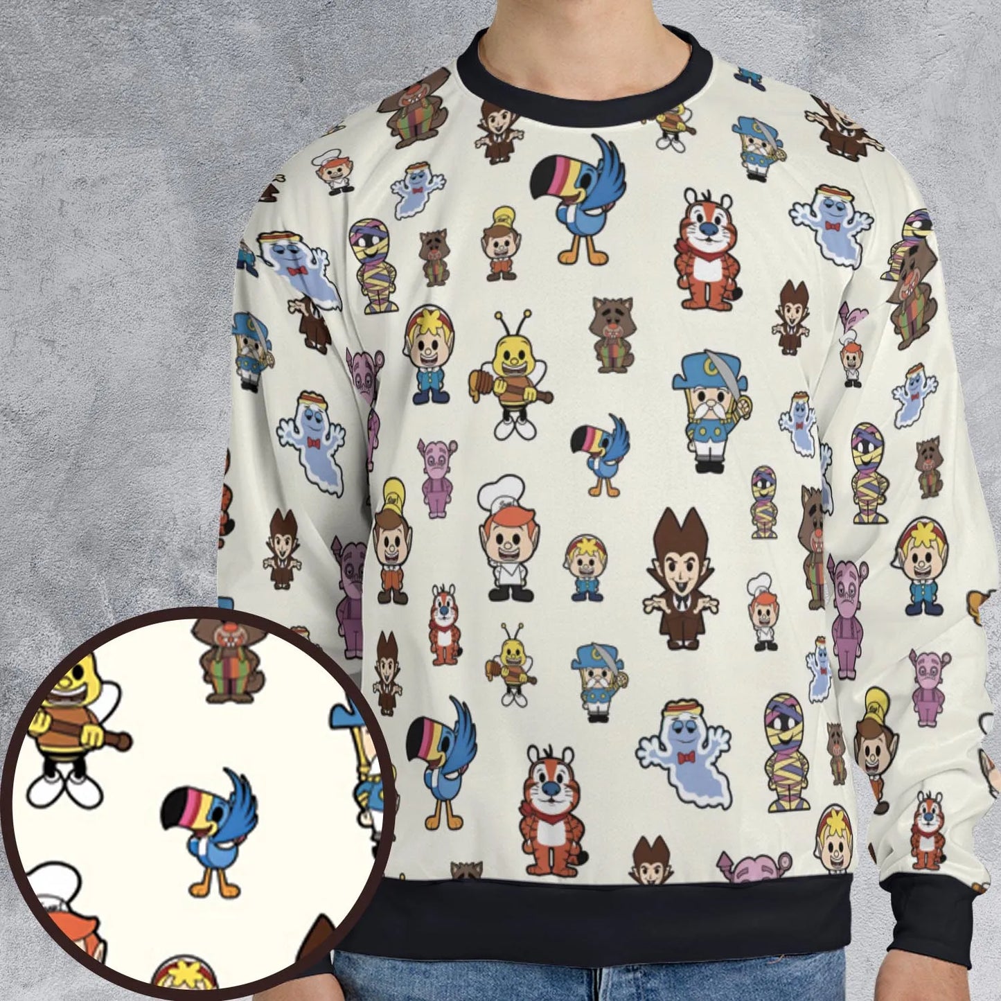 All-over Print Sweatshirt - MRSMMUFY