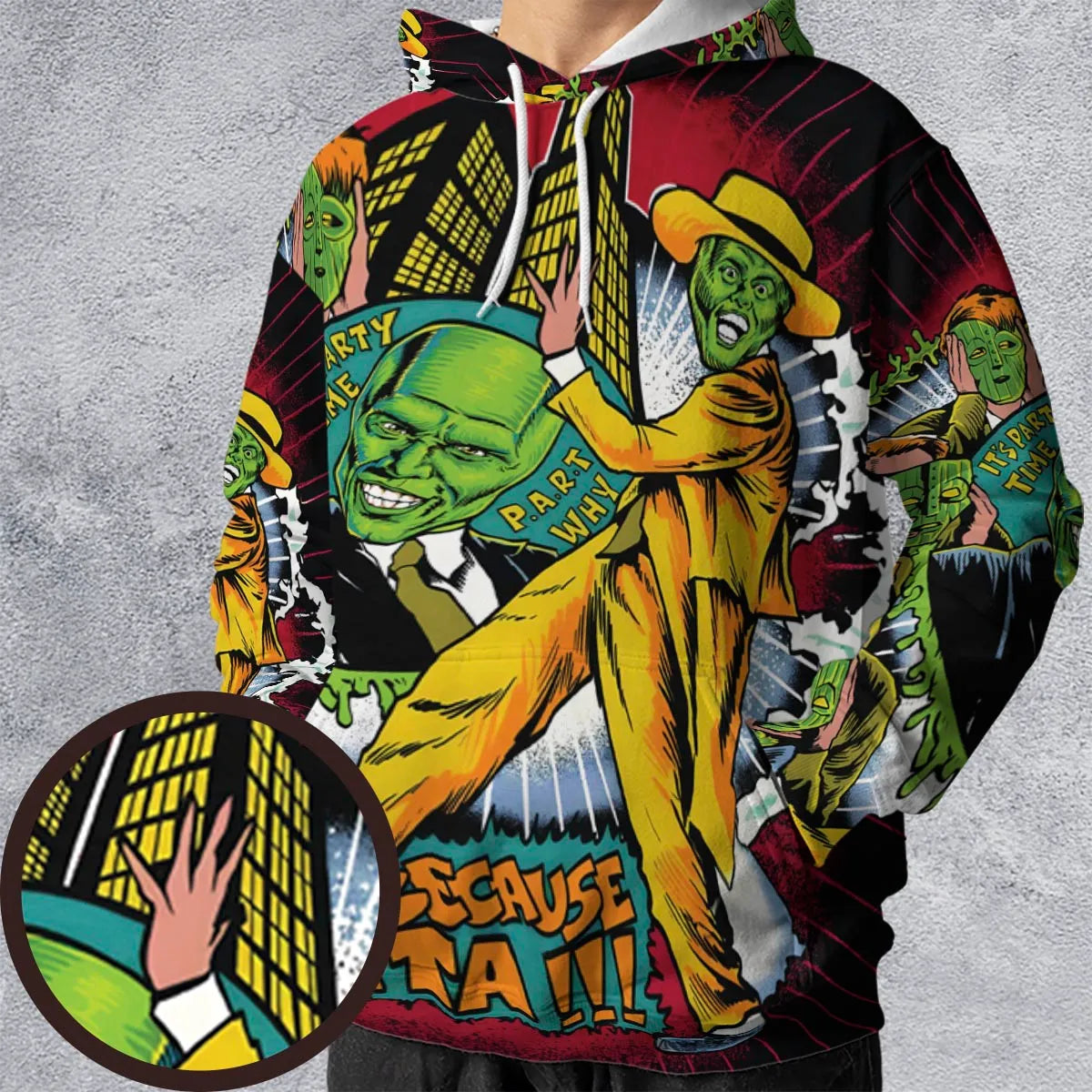 All-over Print Hoodie - MKUPFFDE