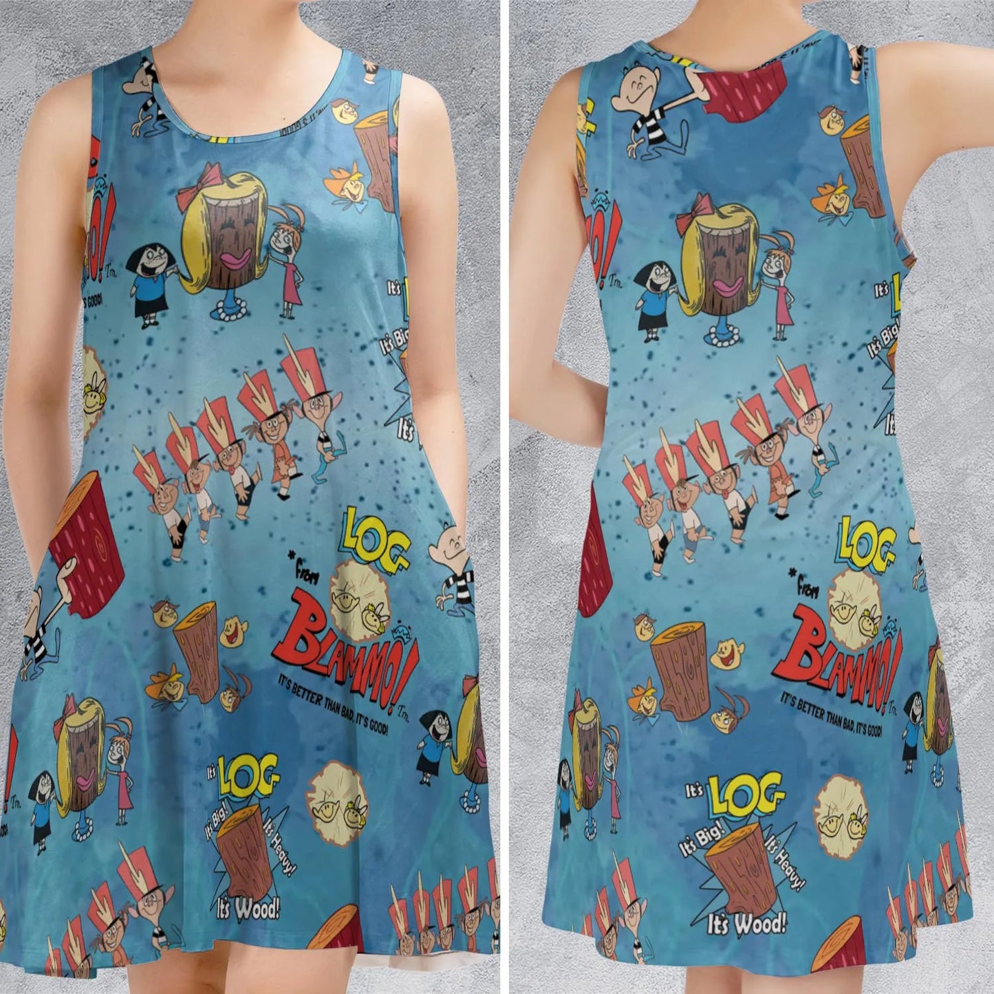 Sleeveless Dress - WWAFYB3J