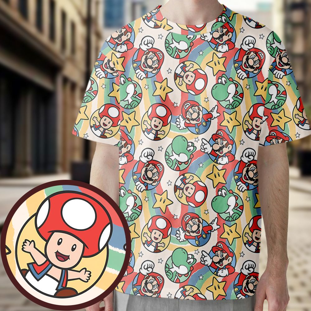 Mario seamless pattern -  - 1