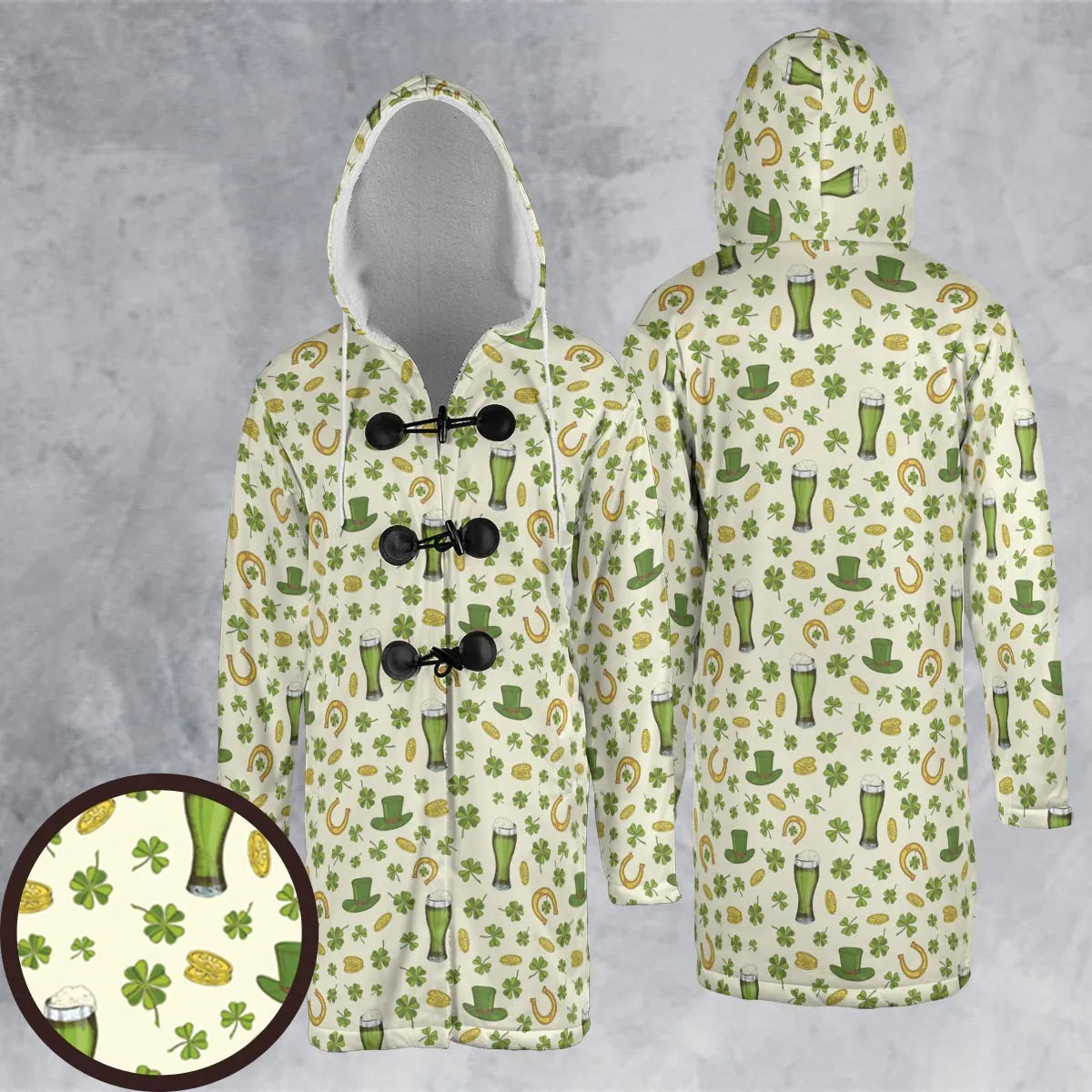 Hooded Cloak Coat - J1ET51PS