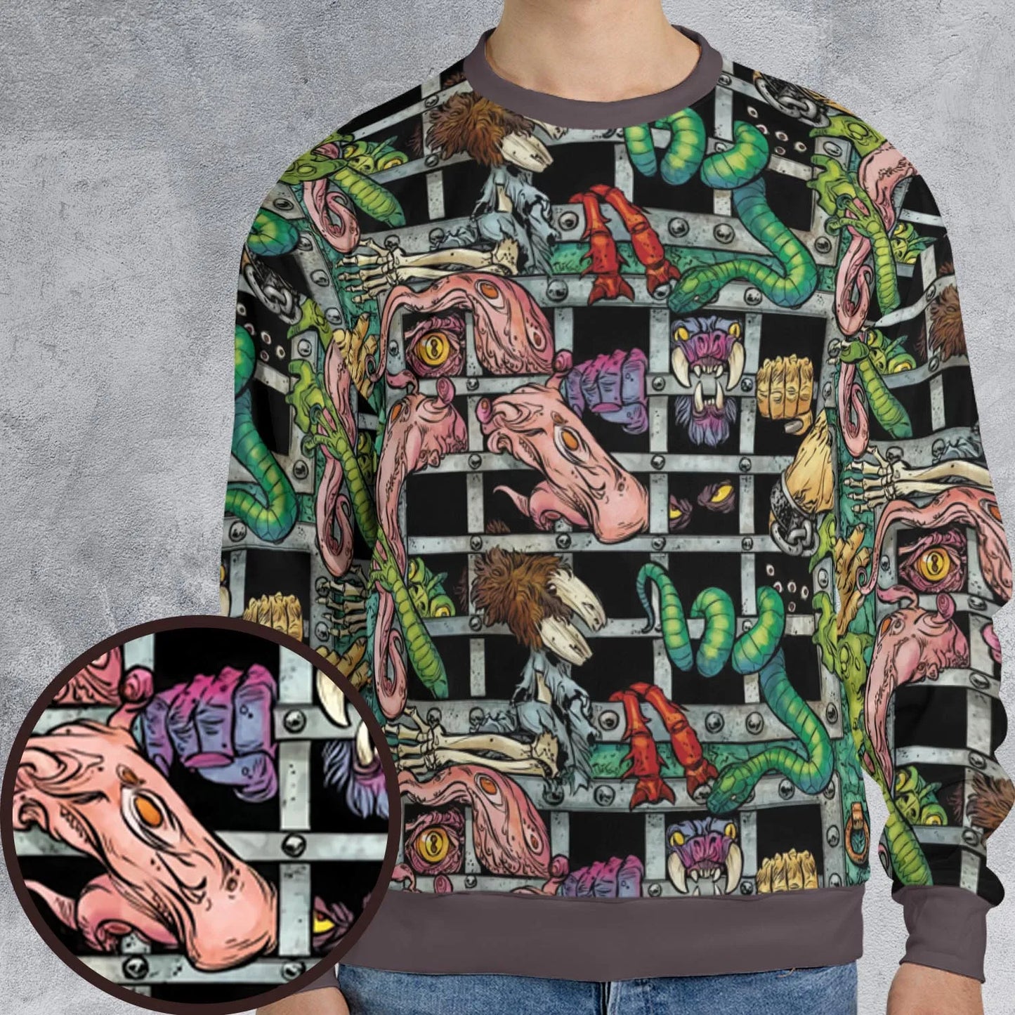 All-over Print Sweatshirt - V2ZAY3GY