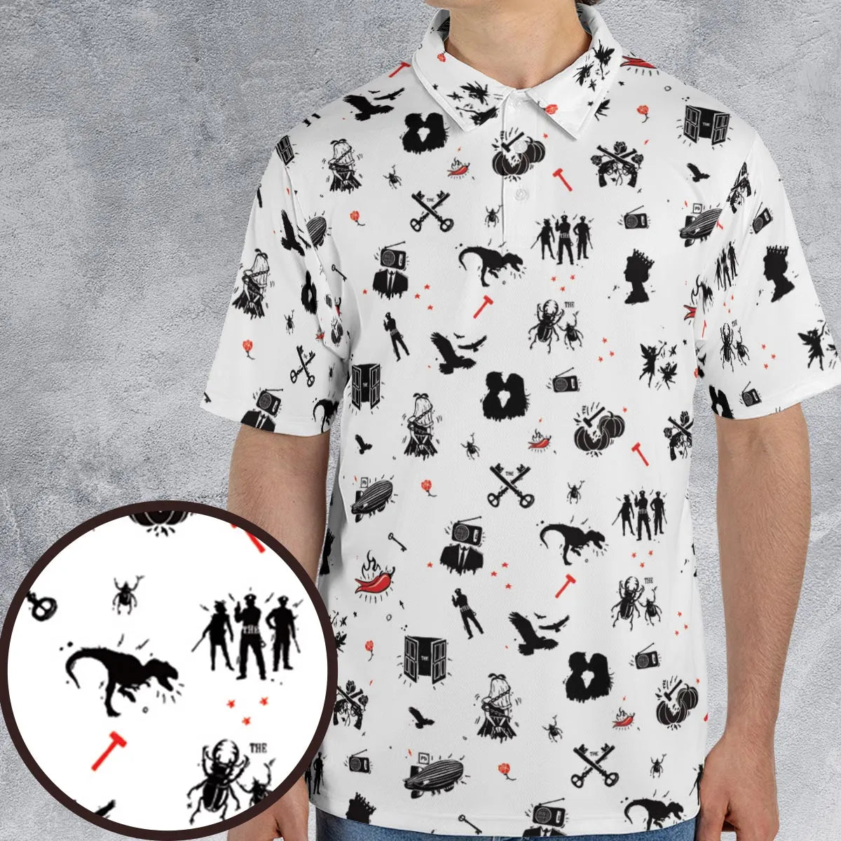 AOP Men/Women Polo Shirt - 3N7Z6ELZ
