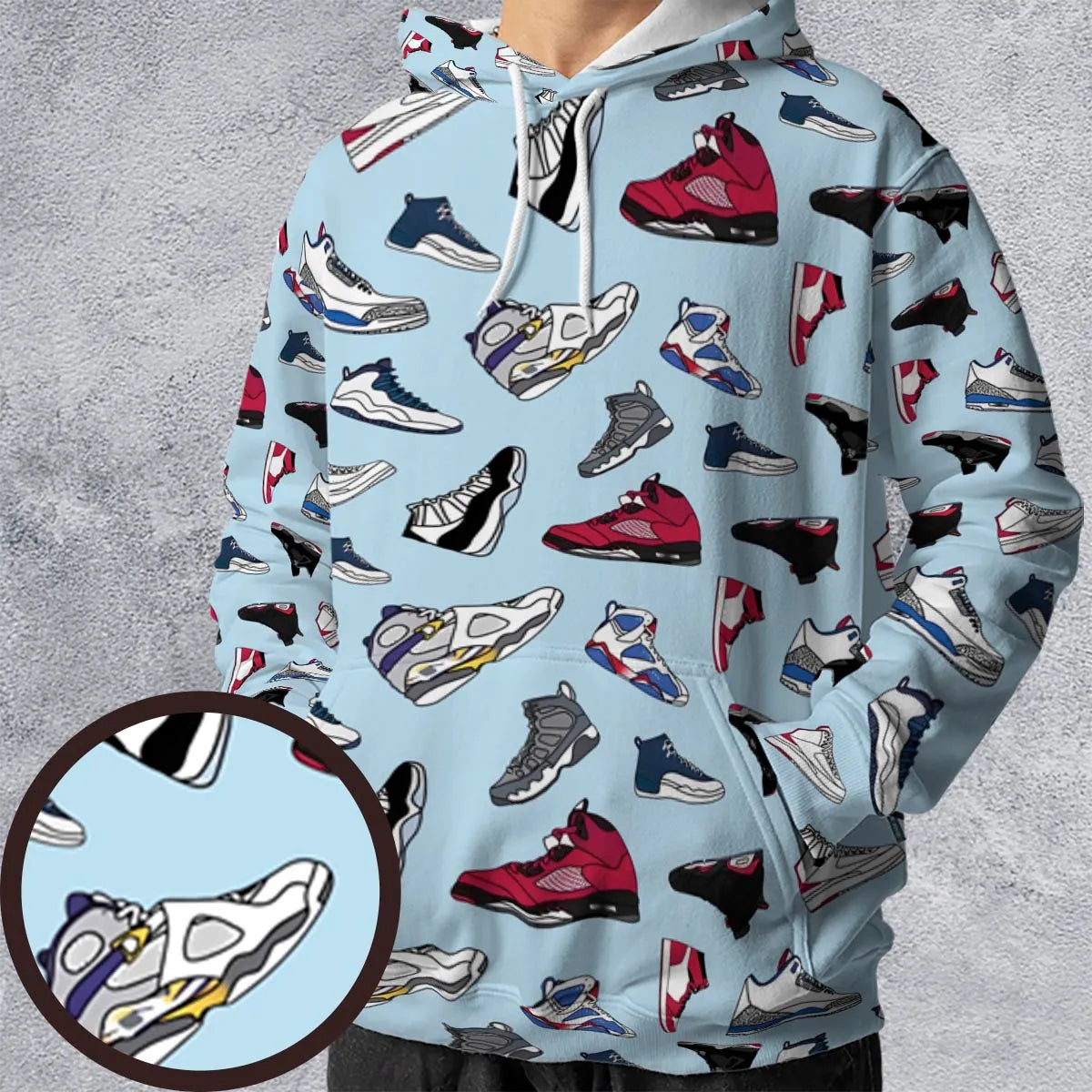 All-over Print Hoodie - WDM7E52P