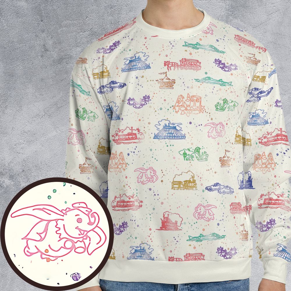 All-over Print Sweatshirt - KTFLTTA4 -  - 1