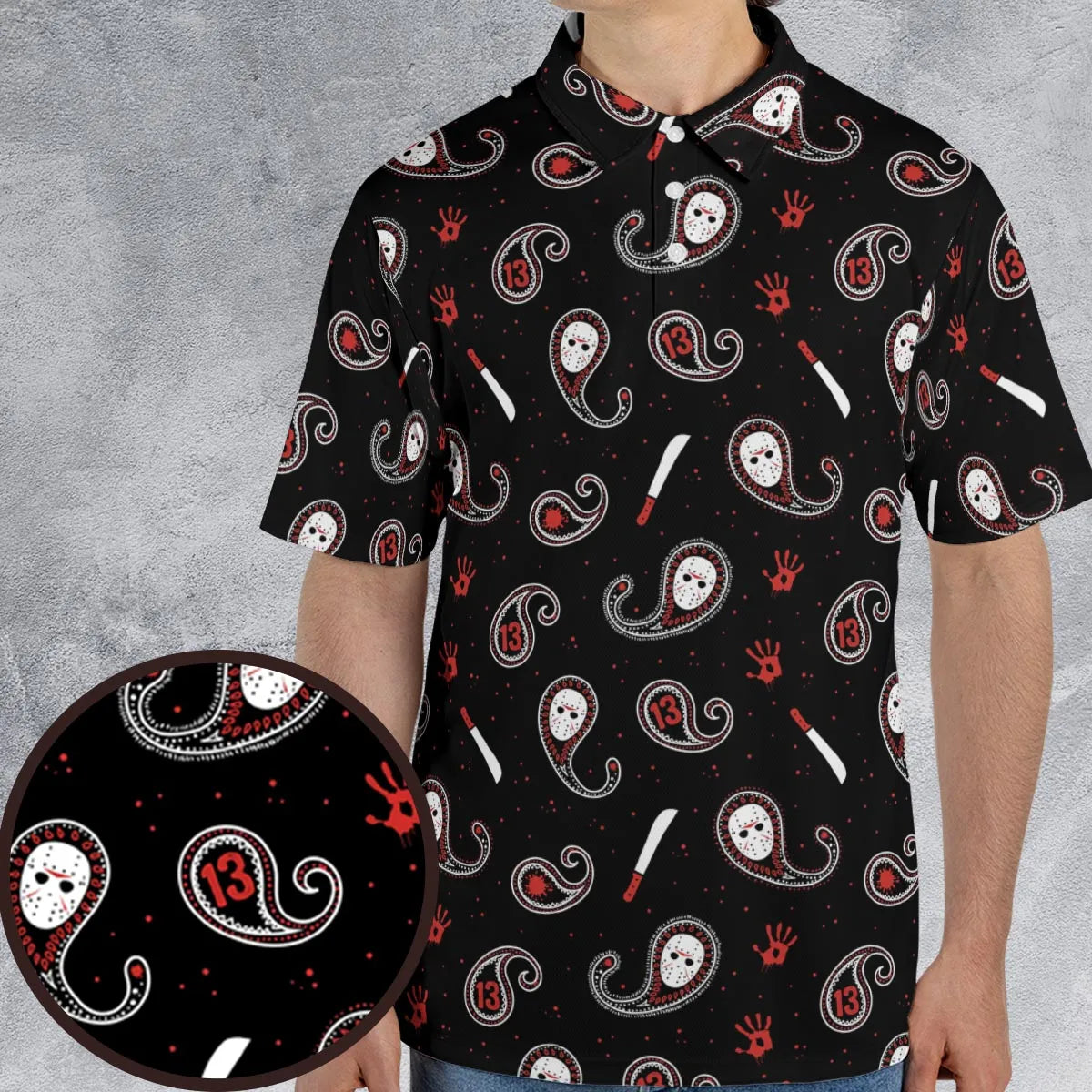 AOP Men/Women Polo Shirt - LY9SVCFR