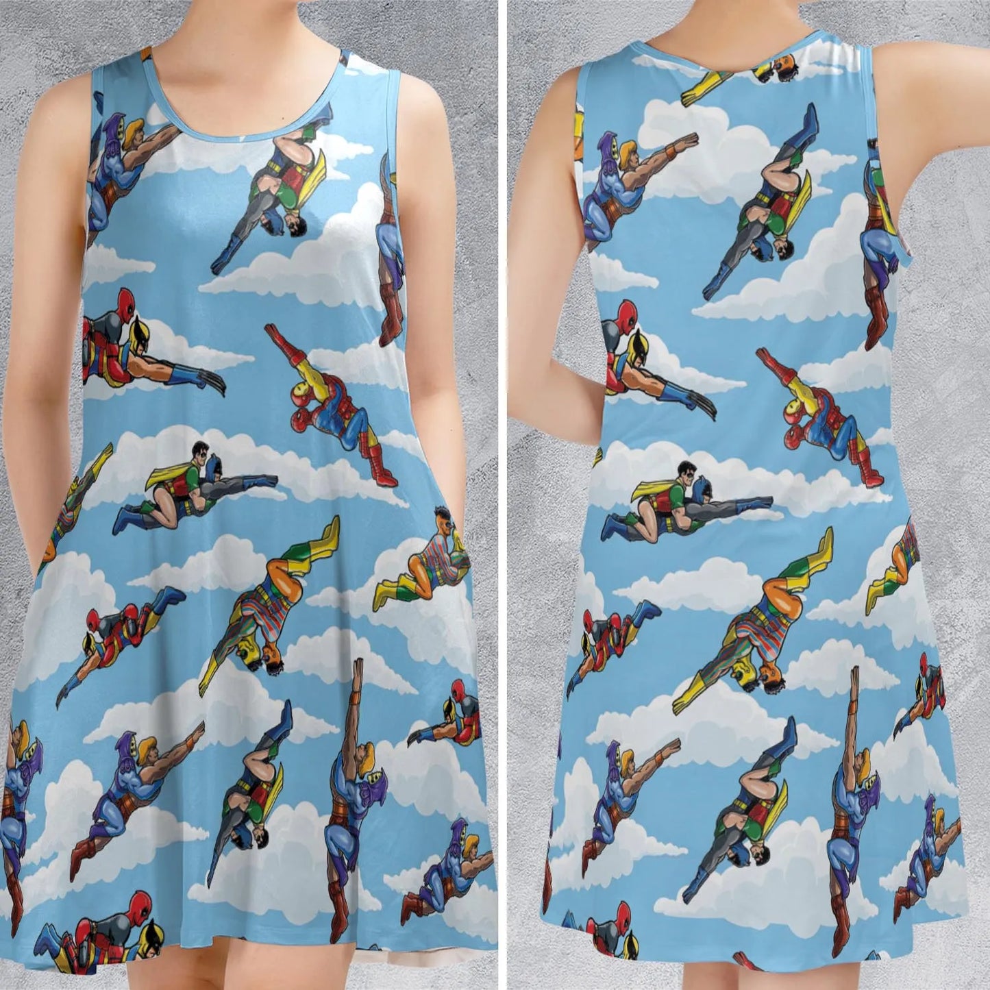Sleeveless Dress - HTWCA5D5
