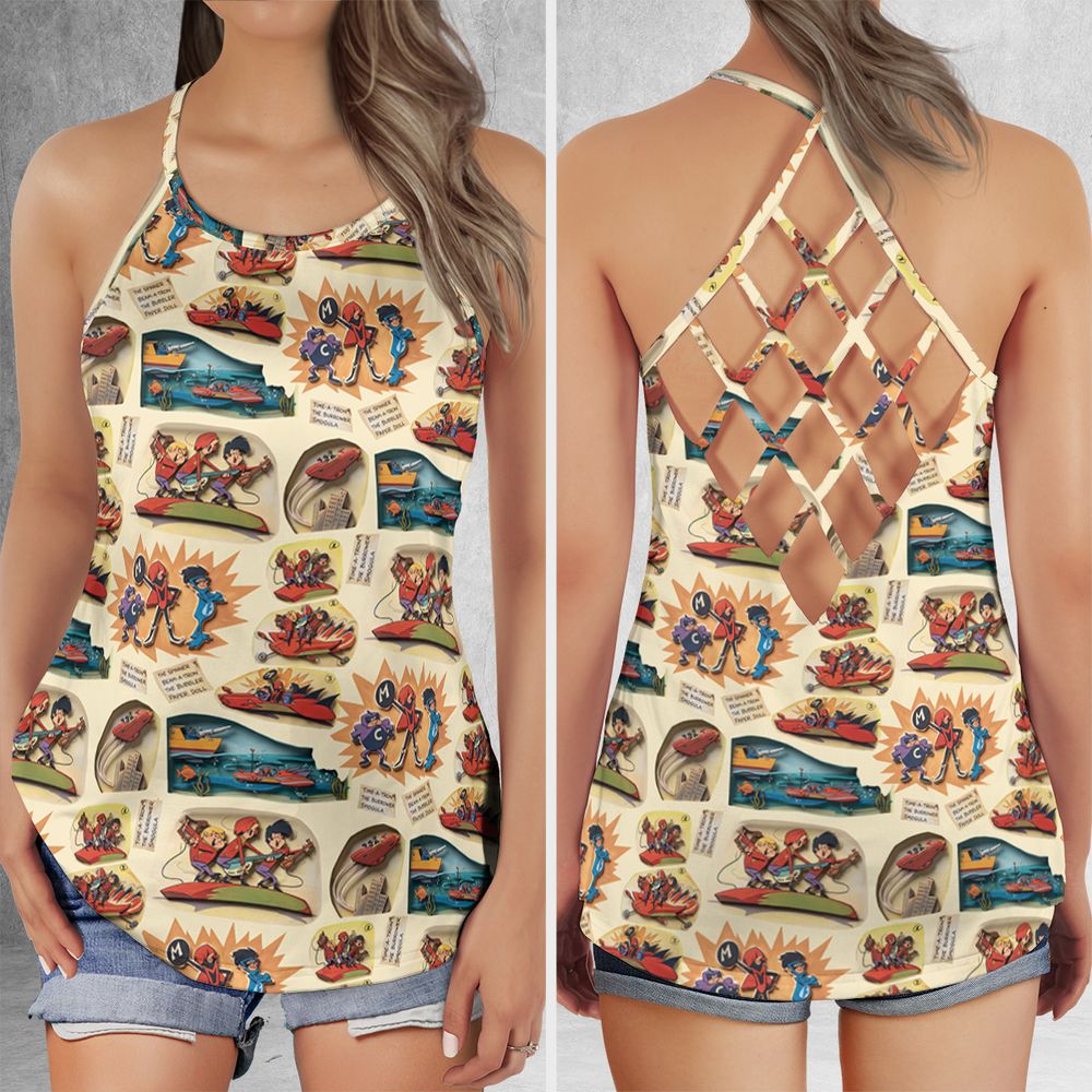 Criss Cross Tank Top - PYRNZ75J -  - 1