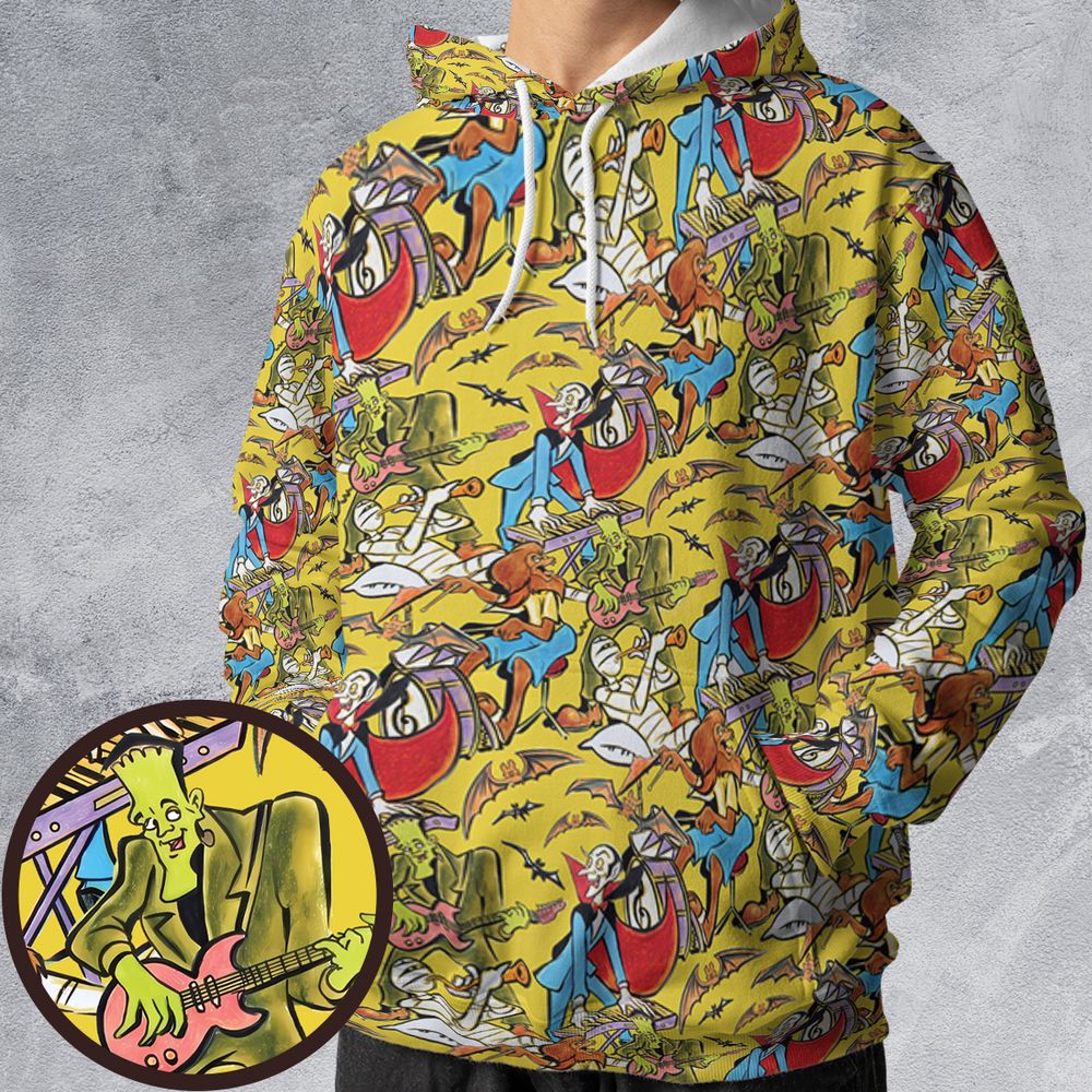 All-over Print Hoodie - RLT4R9BA -  - 1