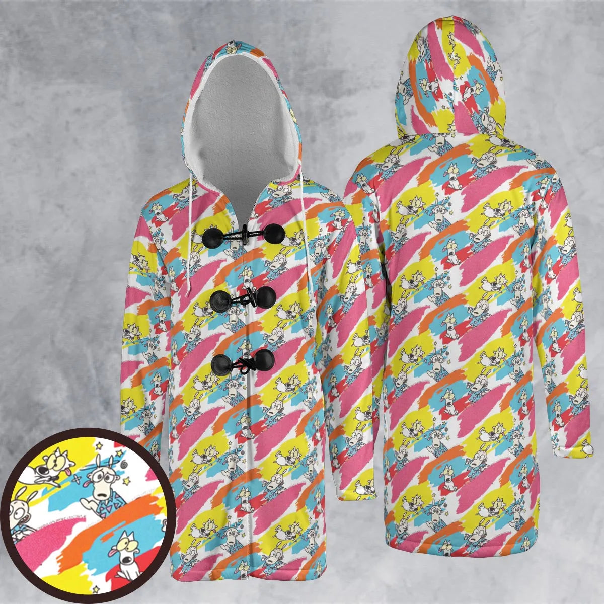Hooded Cloak Coat - UF4DCJXL
