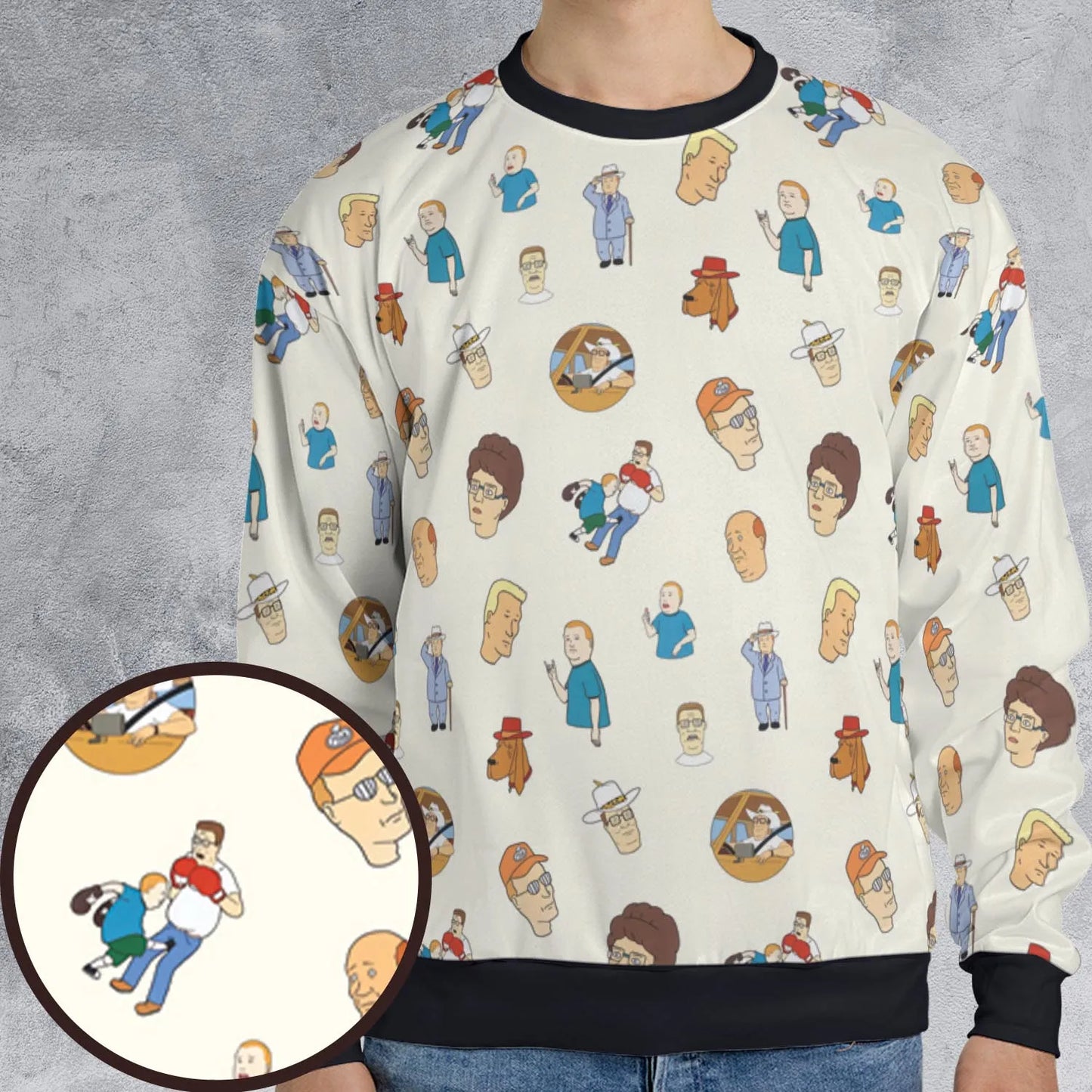 All-over Print Sweatshirt - YX9UJVK8