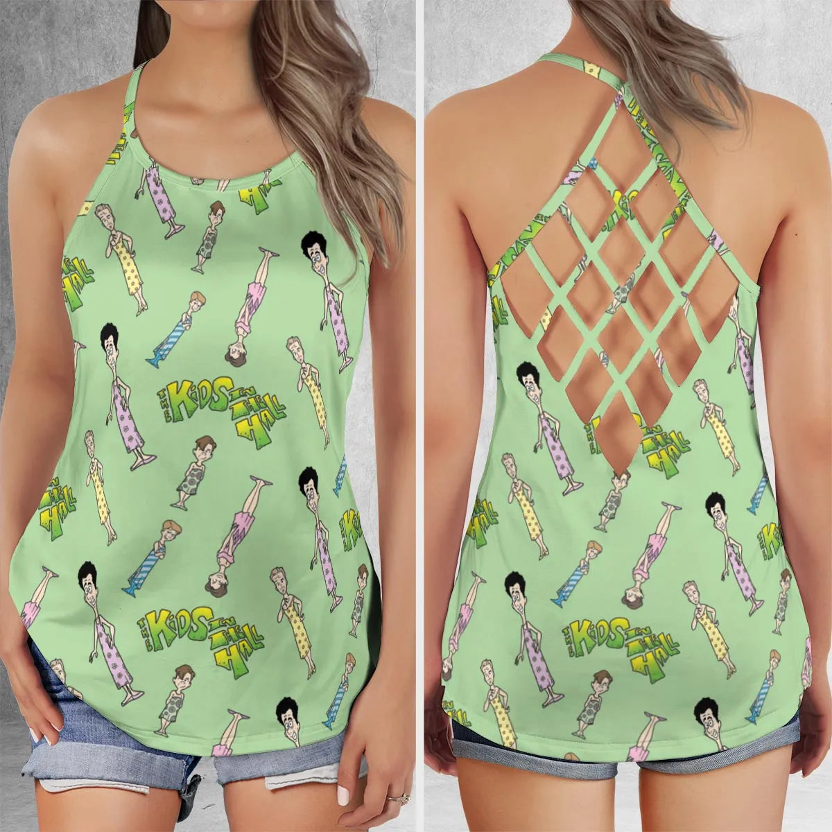 Criss Cross Tank Top - LFK26MHV