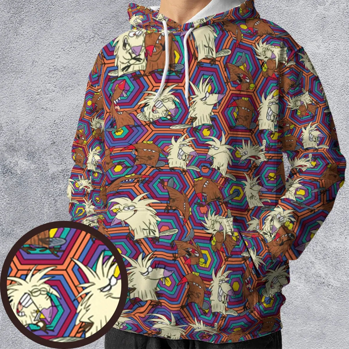 All-over Print Hoodie - 5X7FUL14