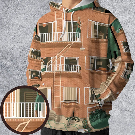 All-over Print Hoodie - 1PHMLBNF