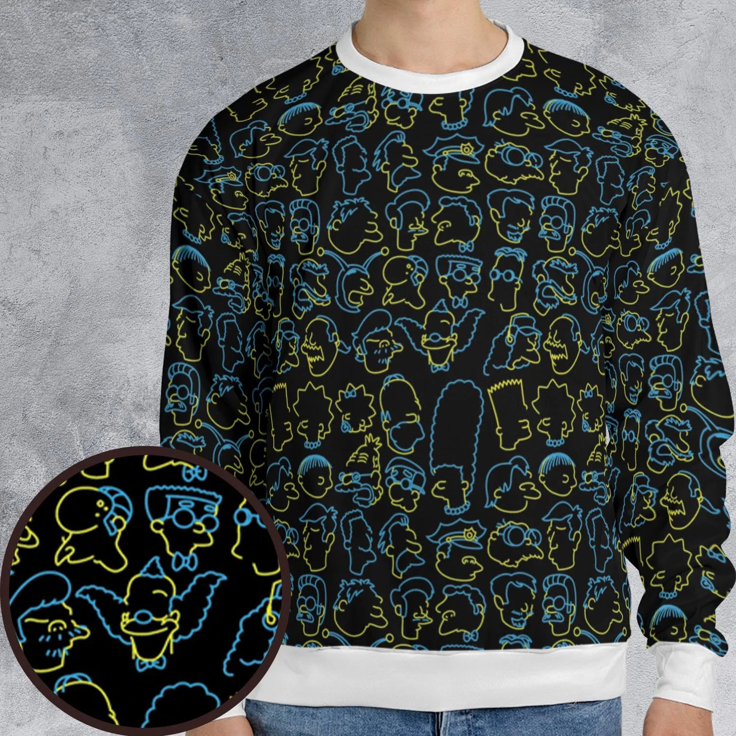 All-over Print Sweatshirt - DYV7VLPQ