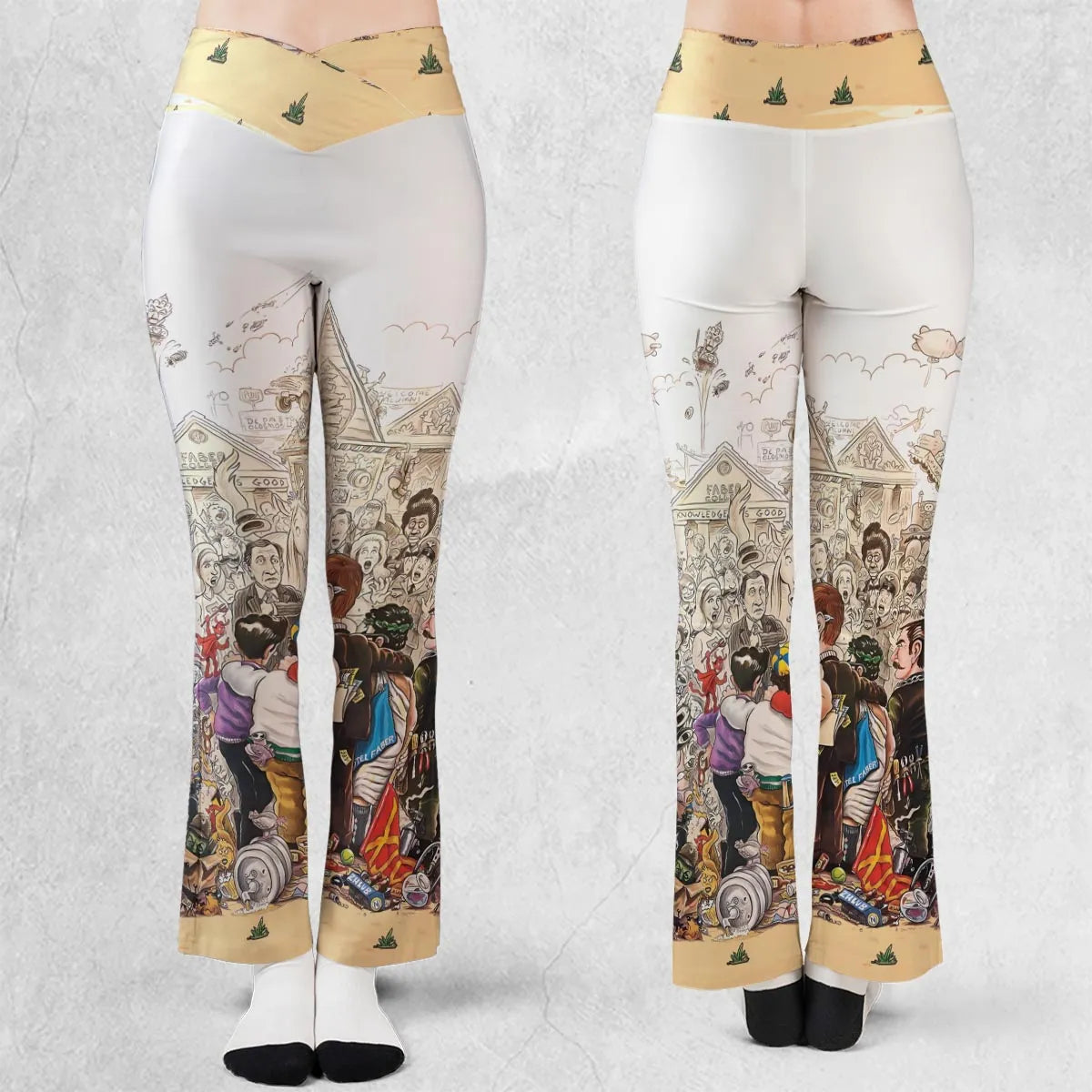 Flare Leggings - V2NM1Y3E