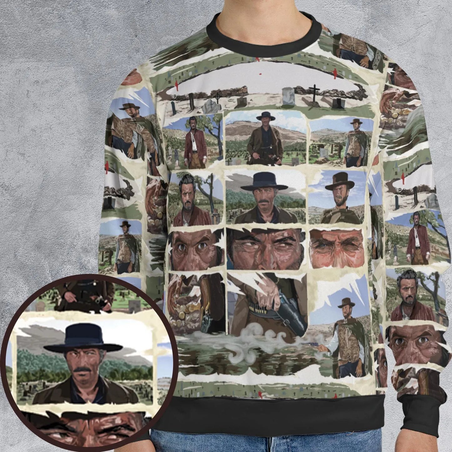 All-over Print Sweatshirt - 57WF1JE6