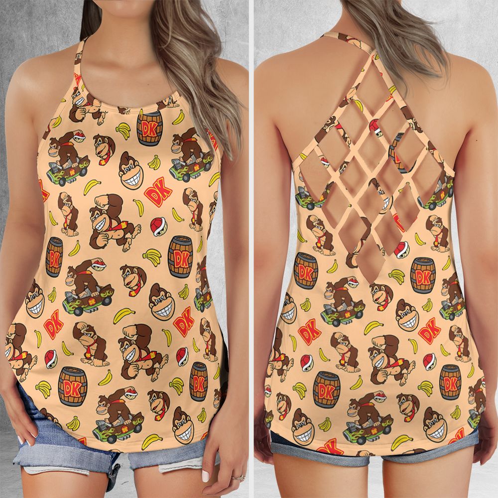 Criss Cross Tank Top - XKJ3PF6W -  - 1