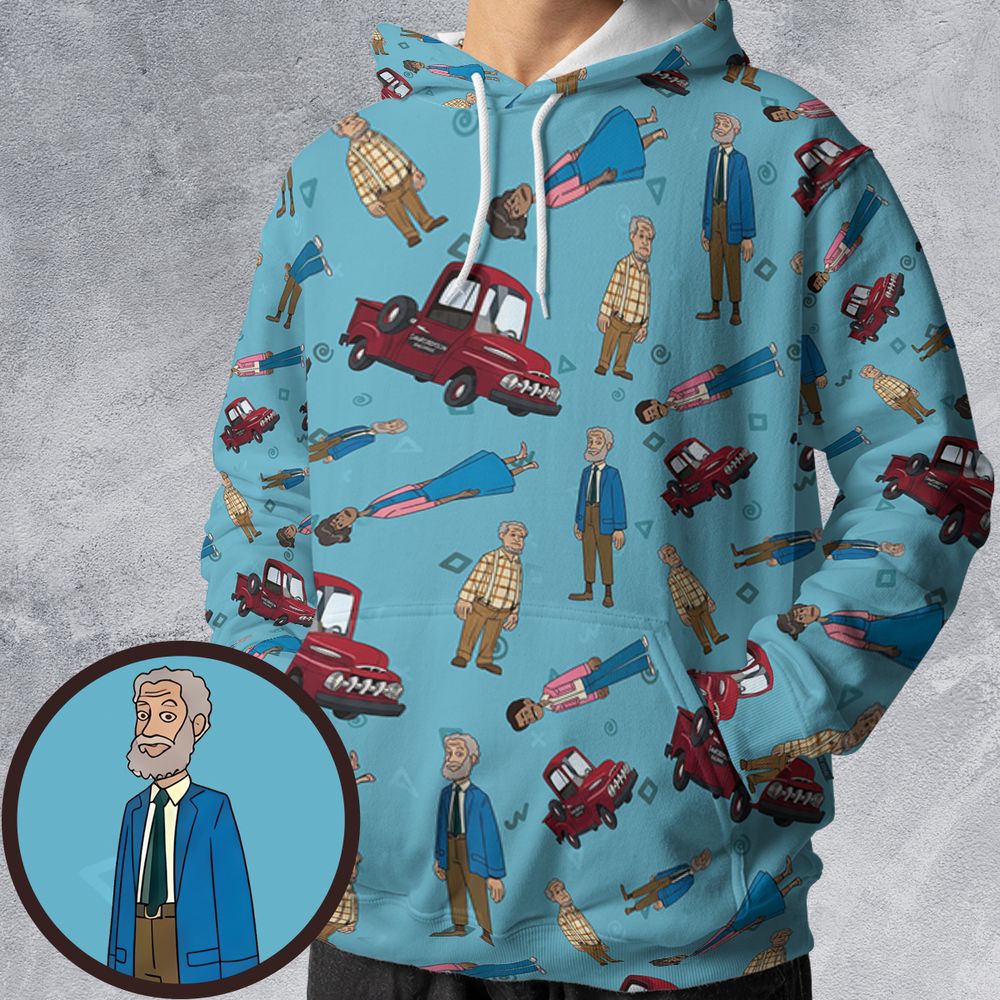 All-over Print Hoodie - 9R2BSDQ8 -  - 1