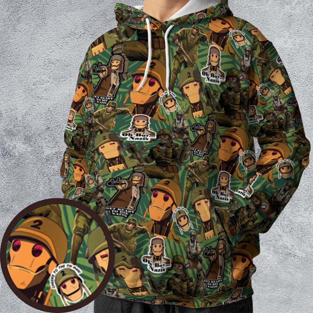 All-over Print Hoodie - PR84SECD