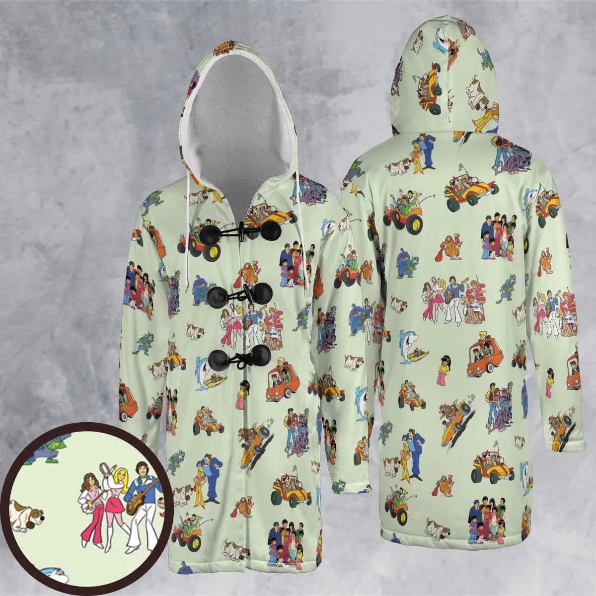 Hooded Cloak Coat - S2HLMEJ8