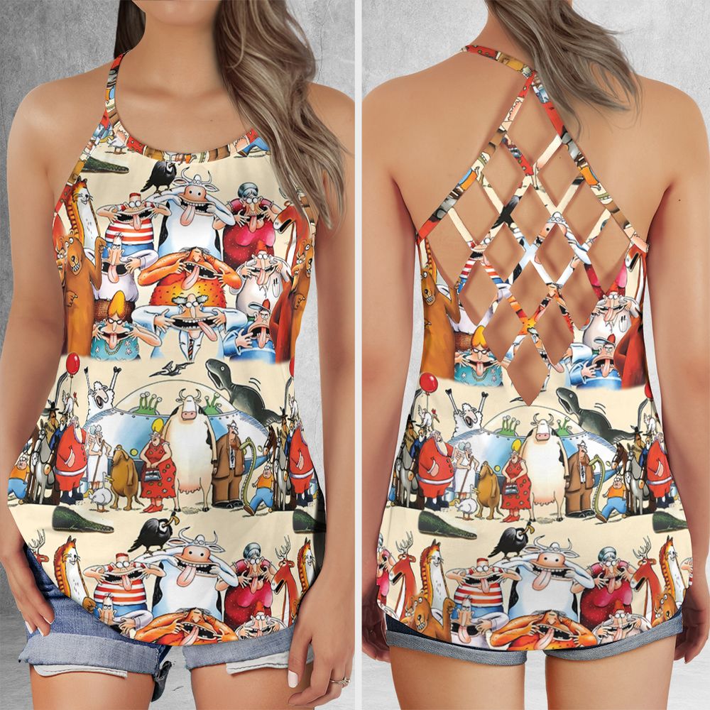 Criss Cross Tank Top - 3REWKTR7 -  - 1