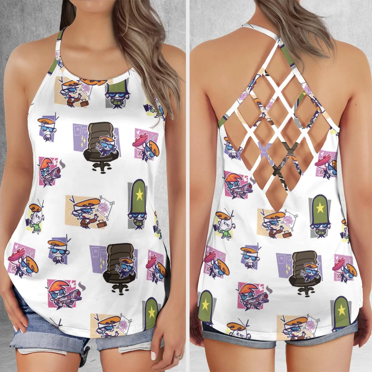 Criss Cross Tank Top - 8RJXUA6Z