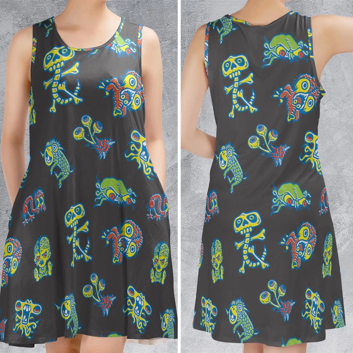 Sleeveless Dress - 3WSB49GS