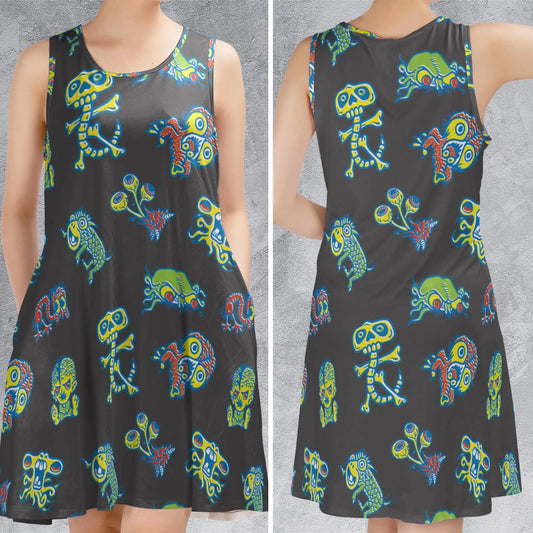 Sleeveless Dress - 3WSB49GS