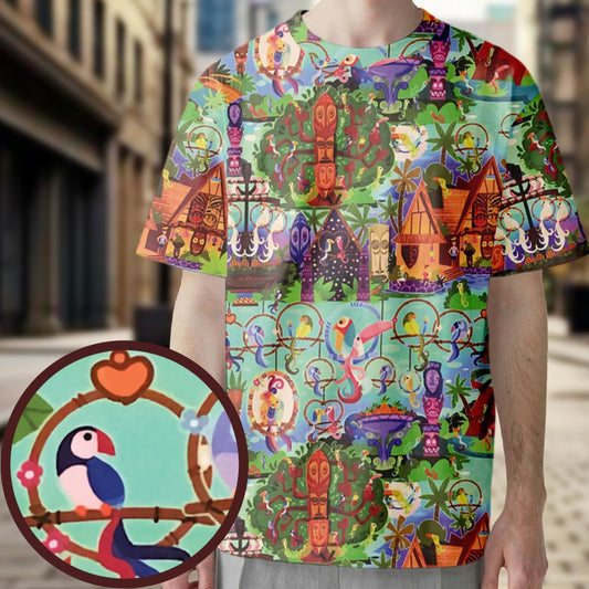 All-Over Print Unisex T-Shirt - EH777FVN -  - 1