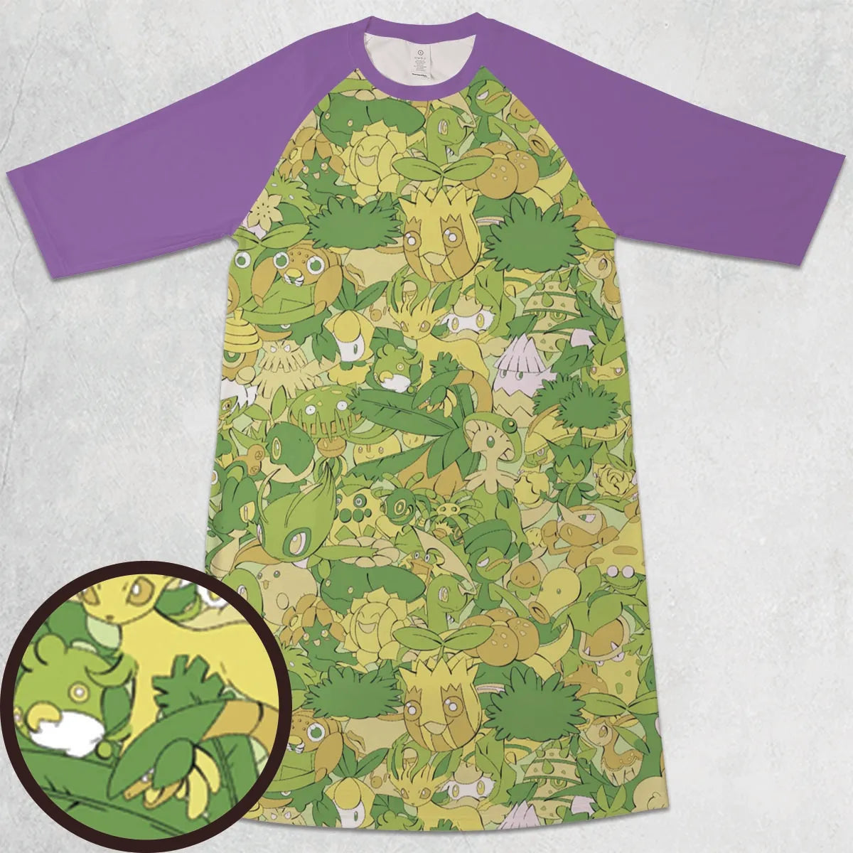 3/4 Sleeve Raglan Dress - UJ7C6QAD