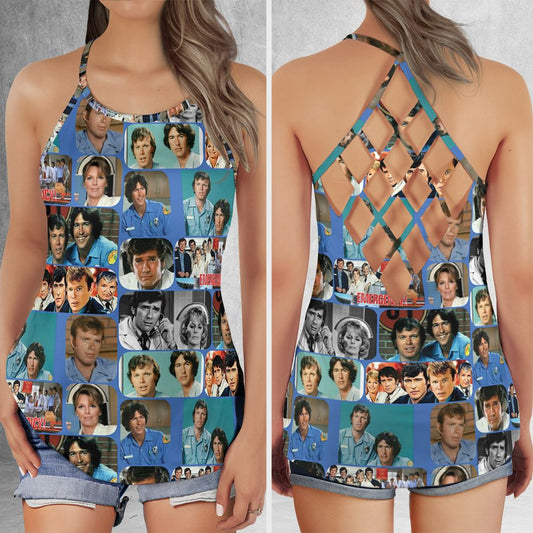 Criss Cross Tank Top - 15VRPSQZ -  - 1