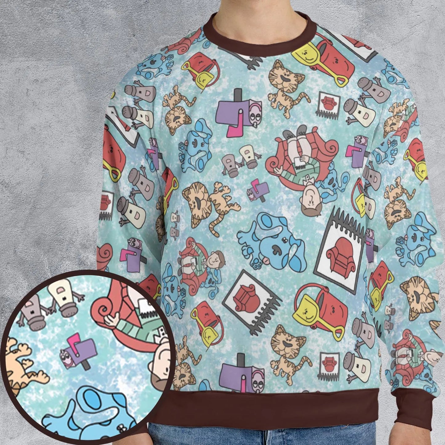 All-over Print Sweatshirt - N4BE37HR