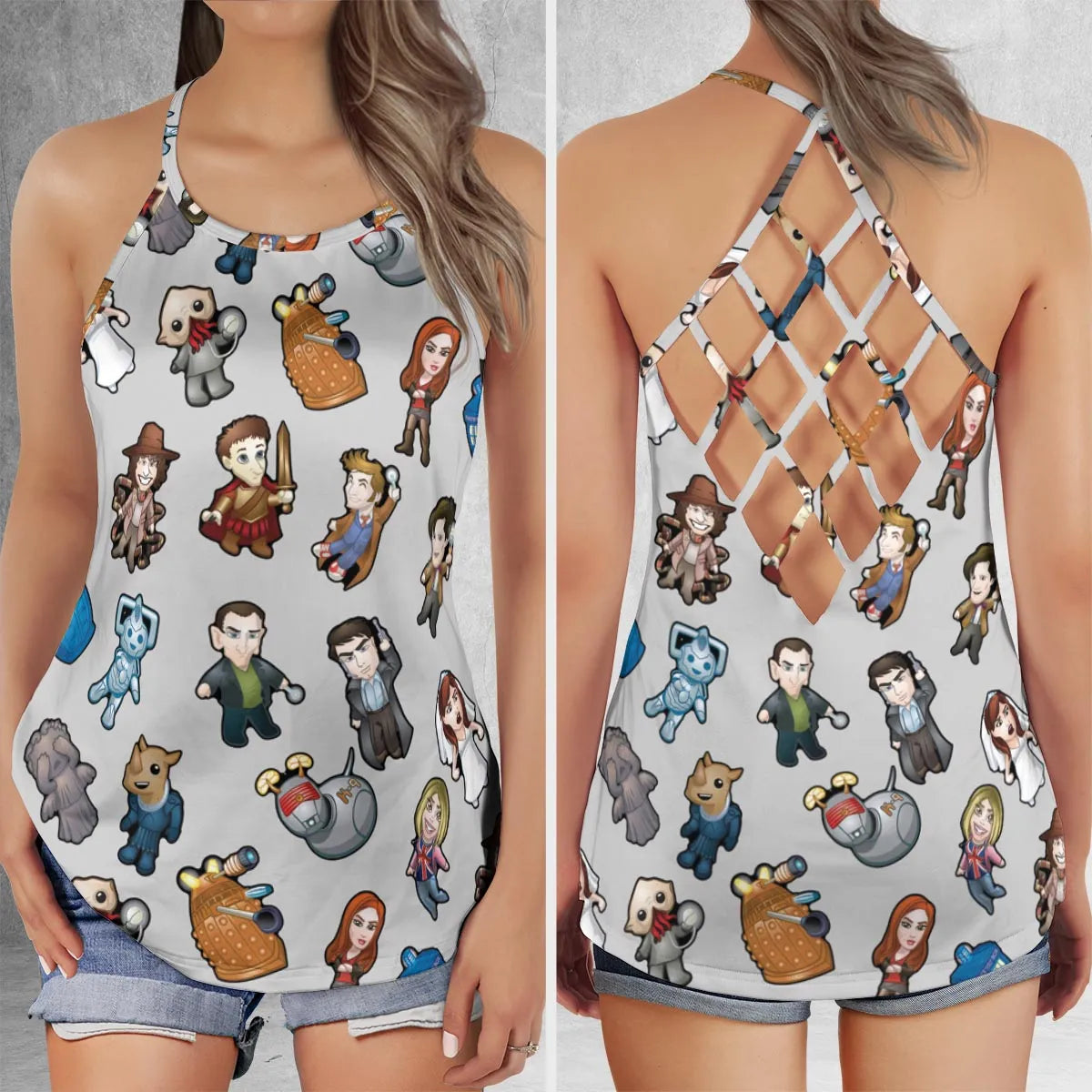 Criss Cross Tank Top - L9WMHRFP