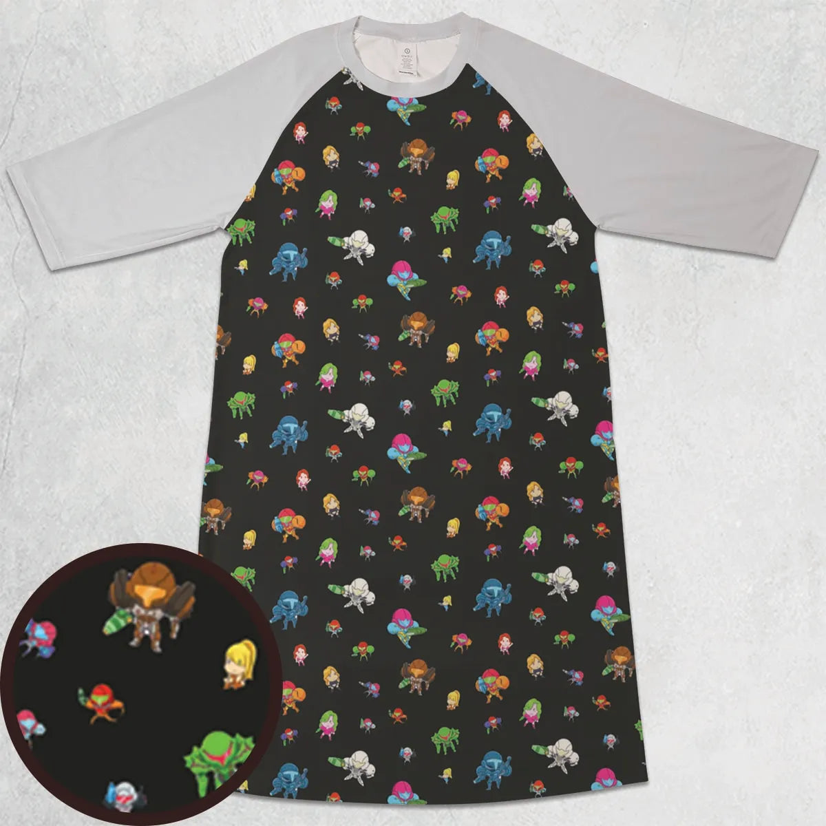 3/4 Sleeve Raglan Dress - UYTMW7NL