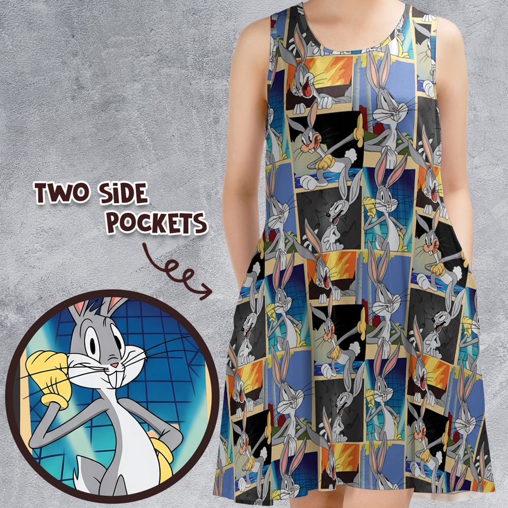 Sleeveless Dress - HZ87JTPQ -  - 1