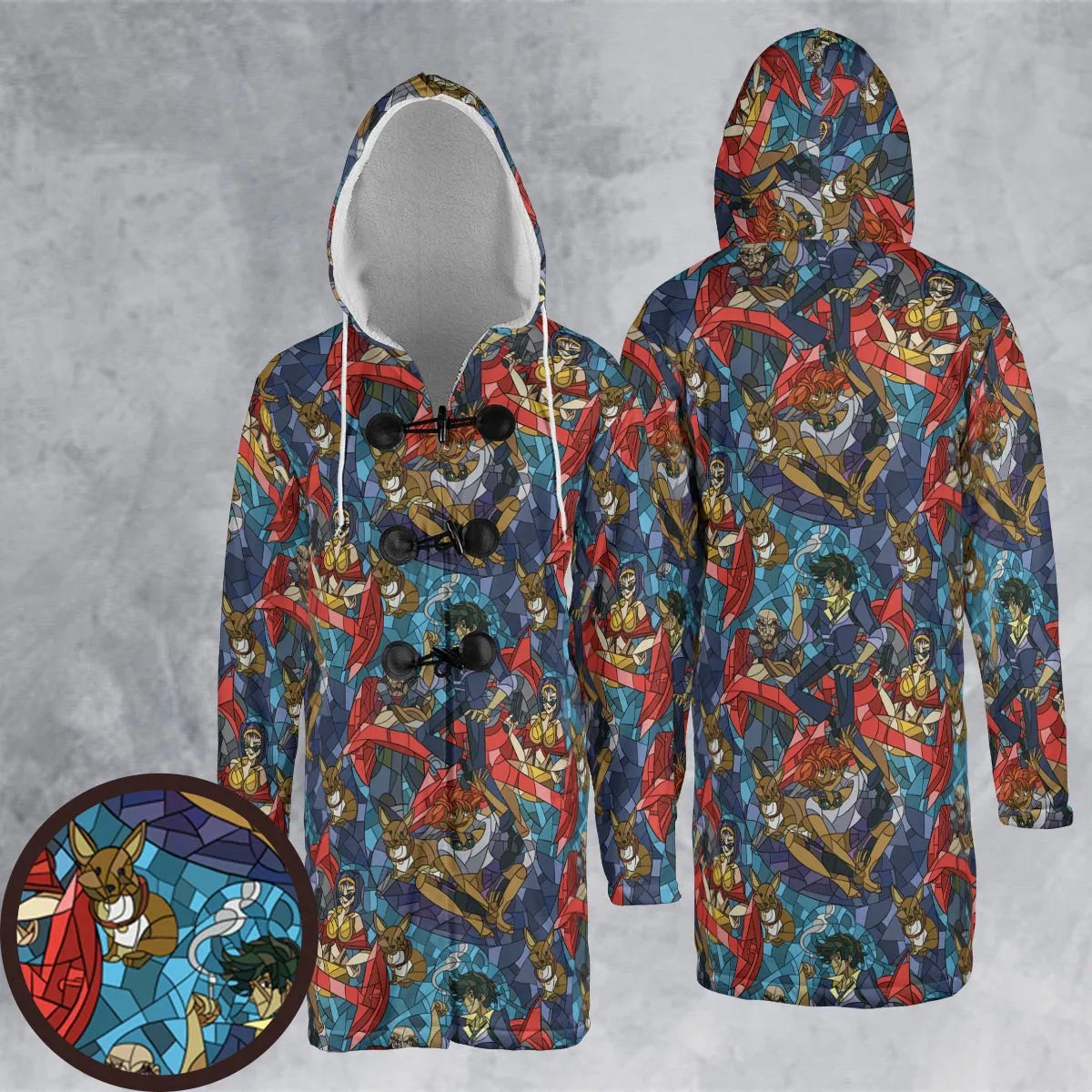 Hooded Cloak Coat - 6CC65F4G