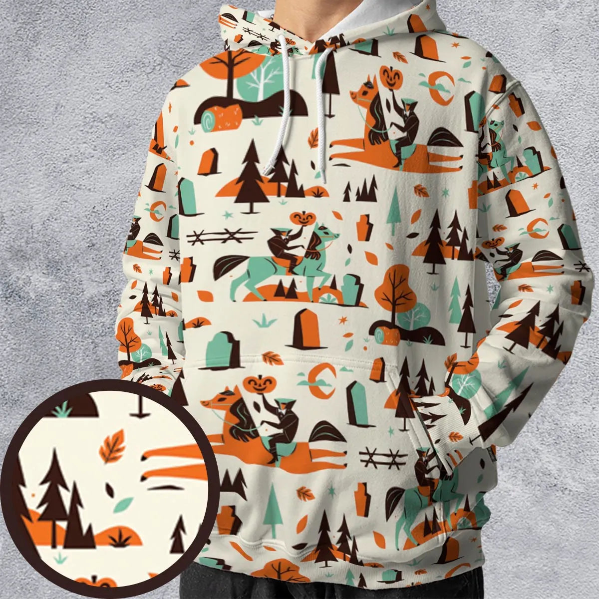 All-over Print Hoodie - DADZGDSY