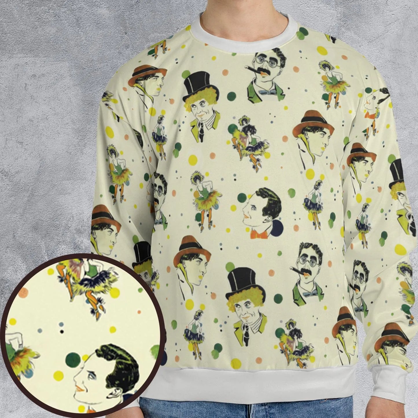 All-over Print Sweatshirt - VRYSEP76