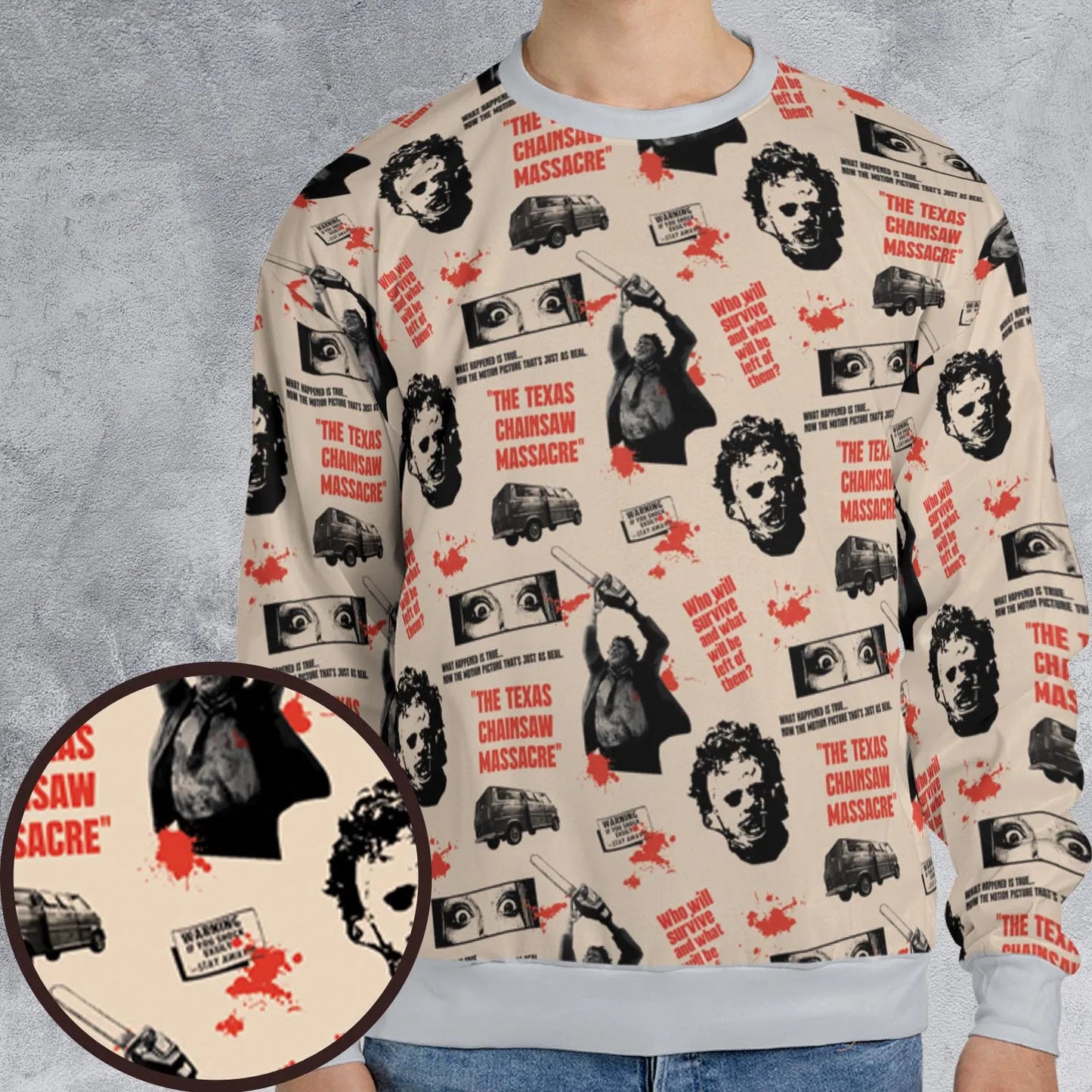All-over Print Sweatshirt - MHN4D155