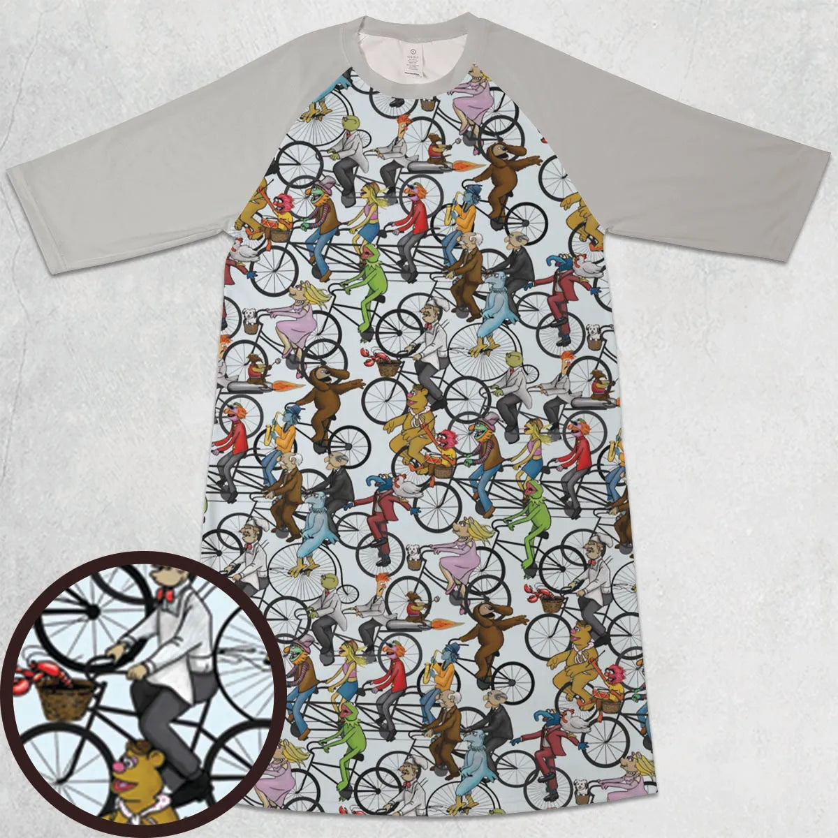 3/4 Sleeve Raglan Dress - EAU5WJKN