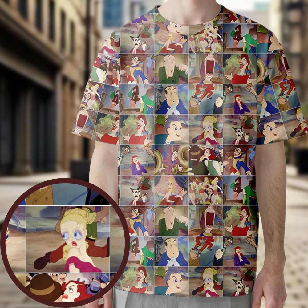 All-Over Print Unisex T-Shirt - 3HT24DA8 -  - 1