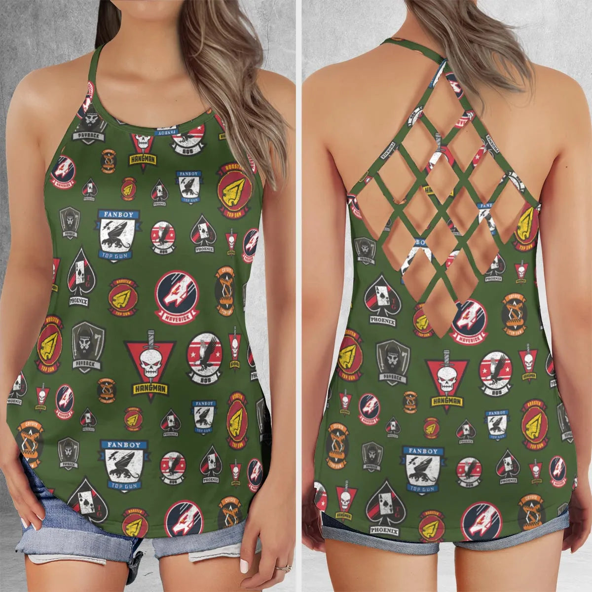 Criss Cross Tank Top - CA8X8JHU