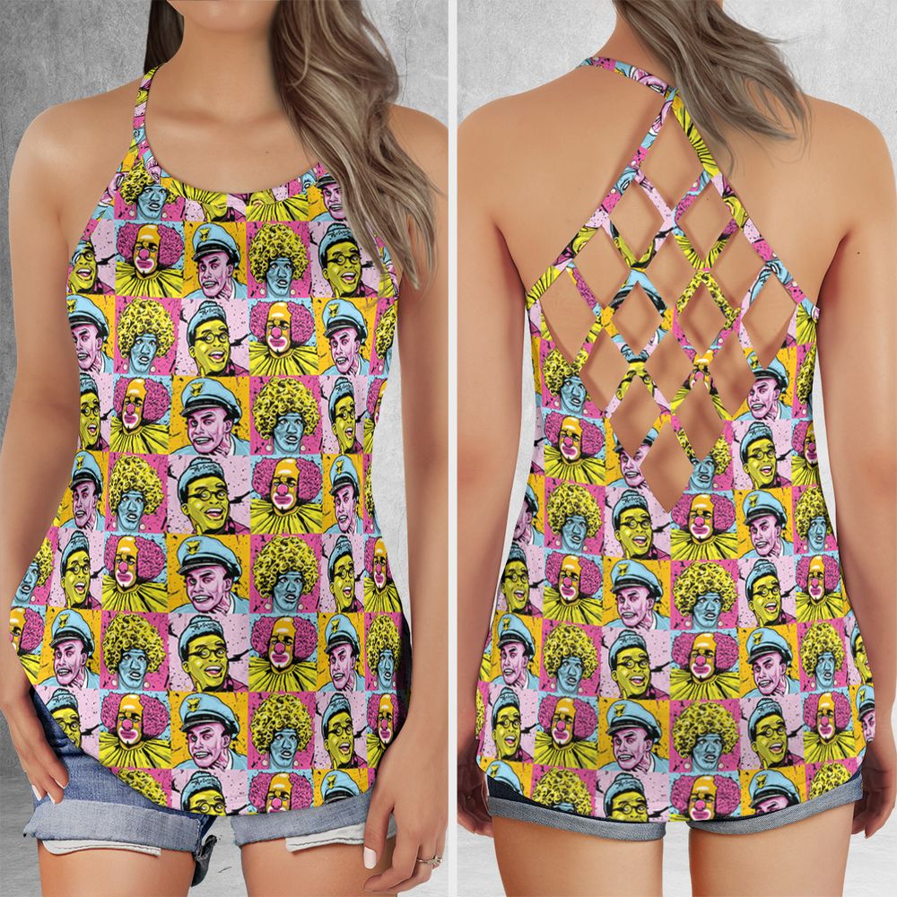 Criss Cross Tank Top - EV34284W -  - 1