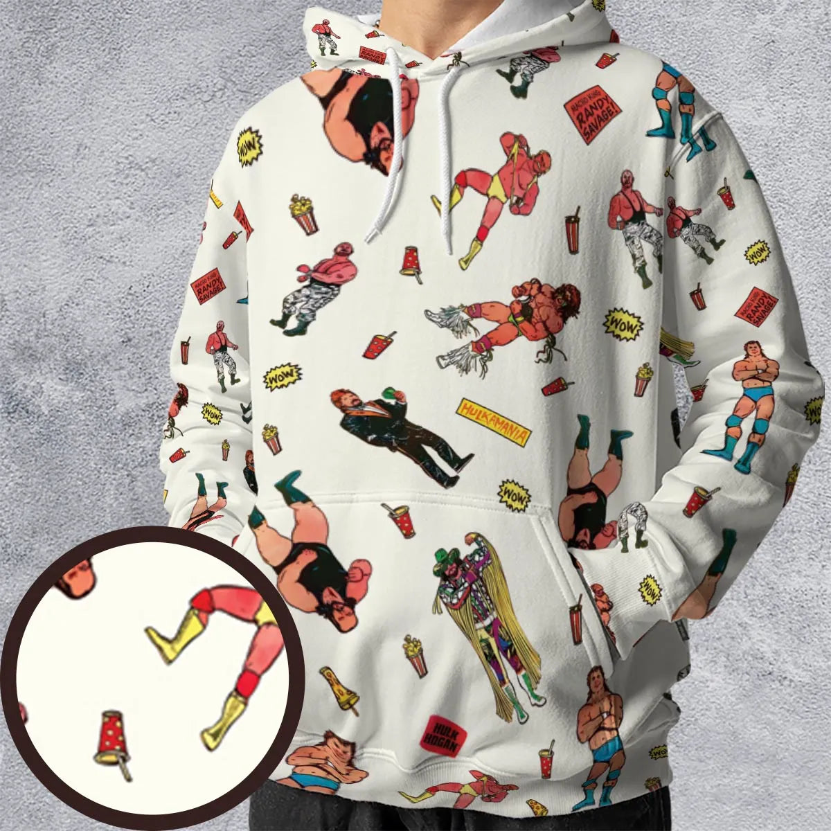 All-over Print Hoodie - PUGF84RA