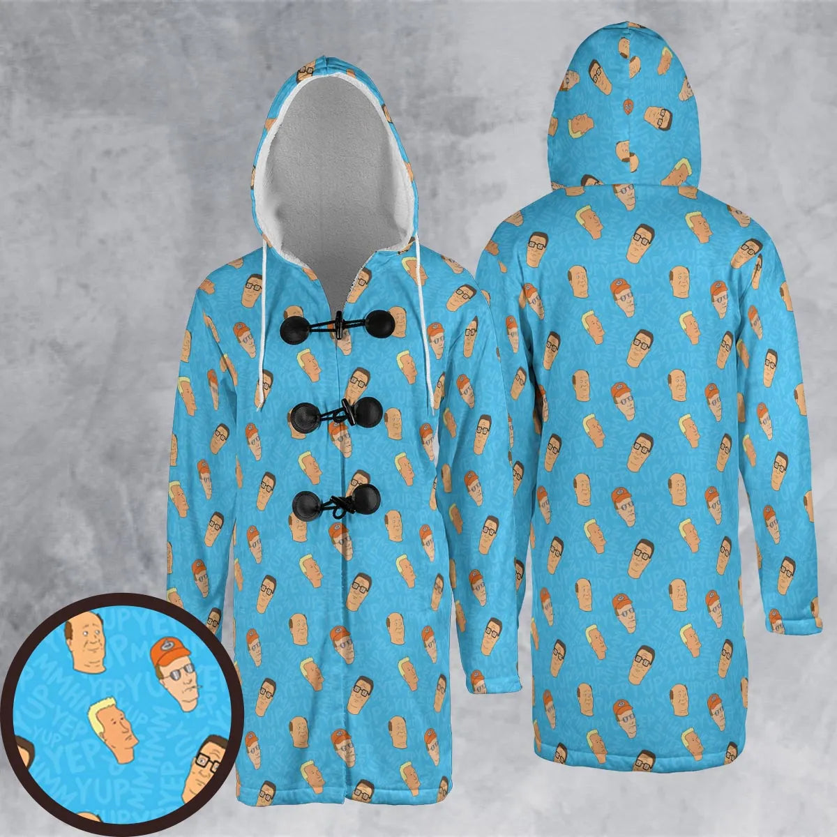 Hooded Cloak Coat - 9Q6HSR95