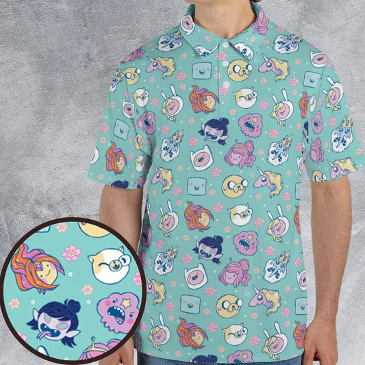 AOP Men/Women Polo Shirt - AKYXTTBF
