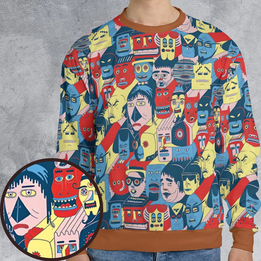 All-over Print Sweatshirt - 8X9YNGXD