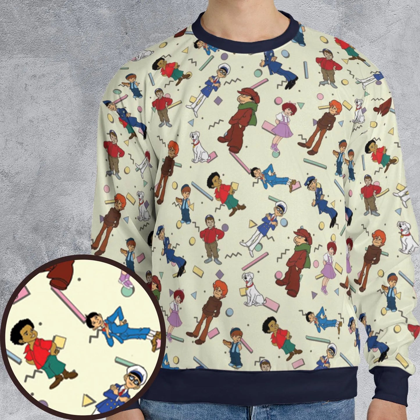 All-over Print Sweatshirt - 8Z8LYMAG