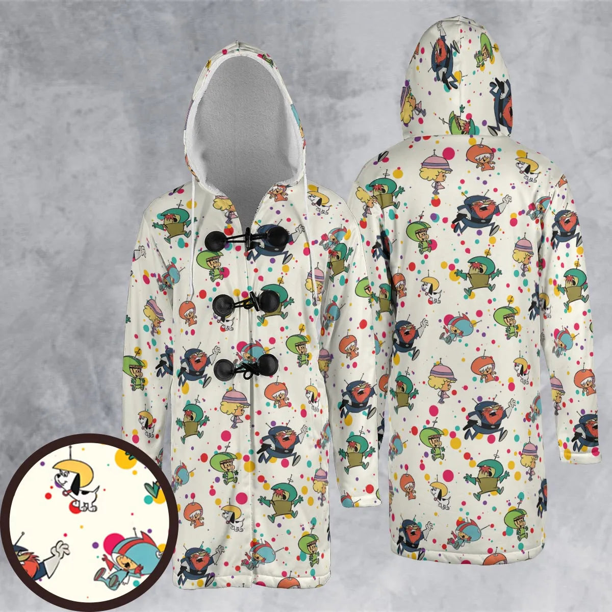 Hooded Cloak Coat - X4MWZ1Z2